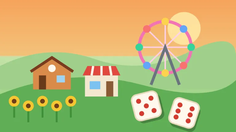 Tumbletown game art